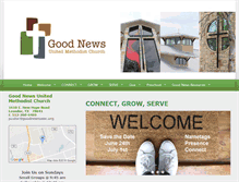 Tablet Screenshot of goodnewsumc.org